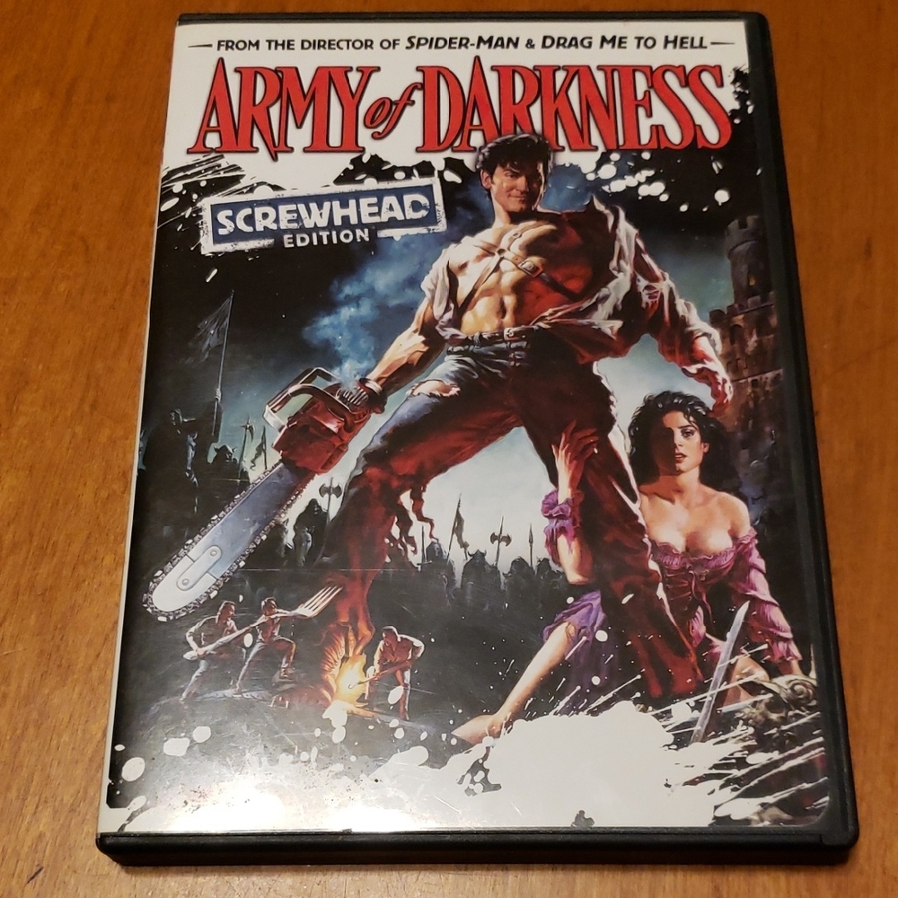 Universal Army of Darkness DVD - Red and Black Cover